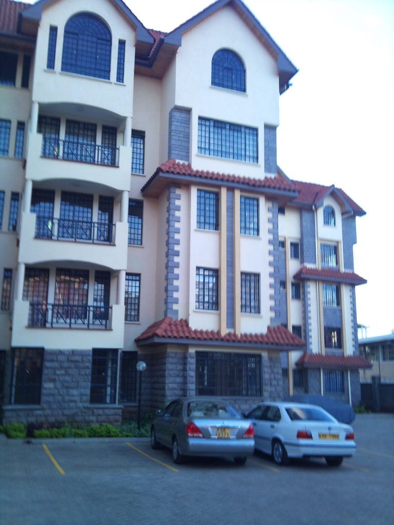 My apartment building in Nairobi