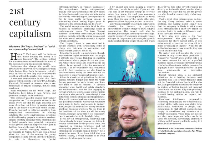 Why terms like “impact business” or “social entrepreneurship” are outdated