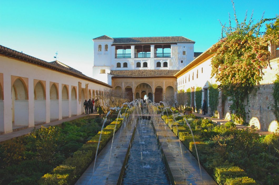 The Generalife of Alhambra, in Granada, Spain