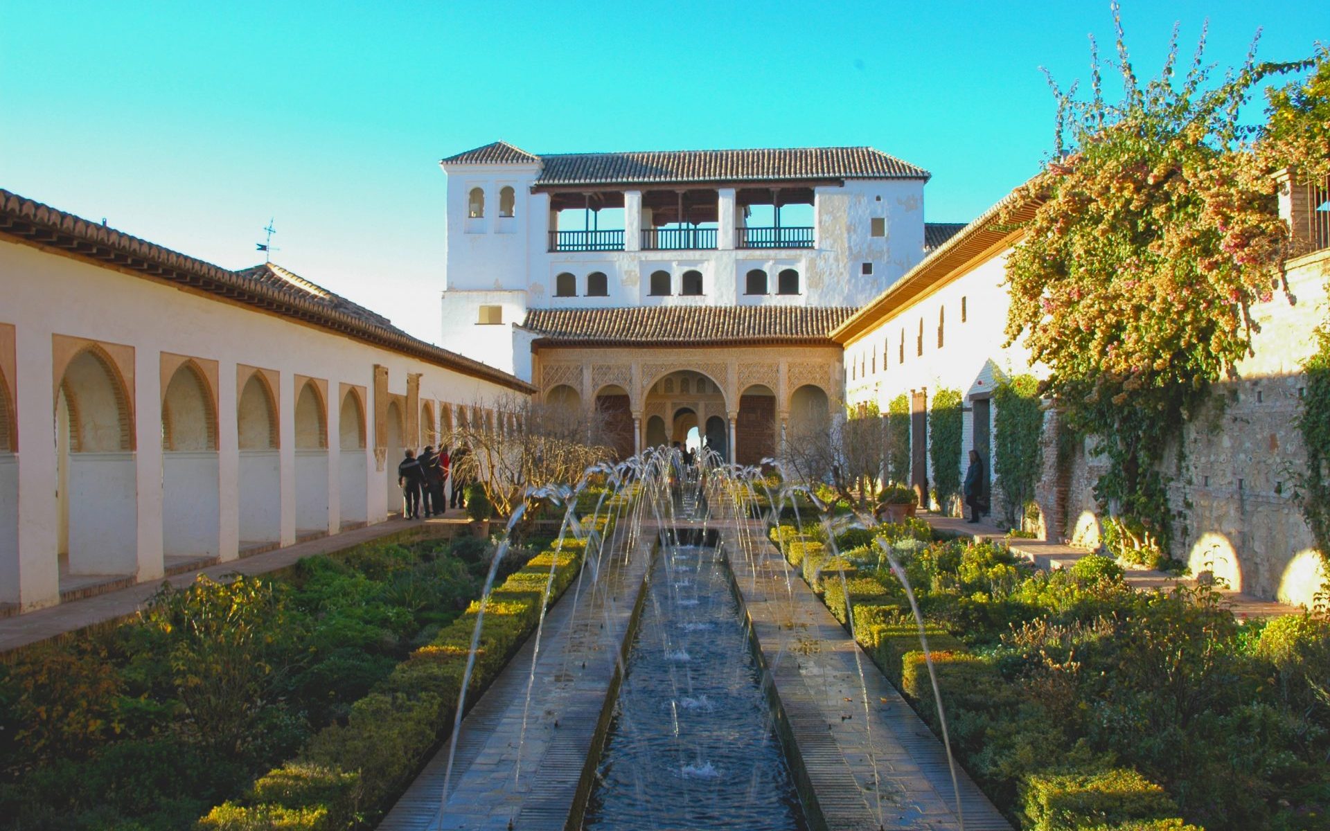The Generalife of Alhambra, in Granada, Spain