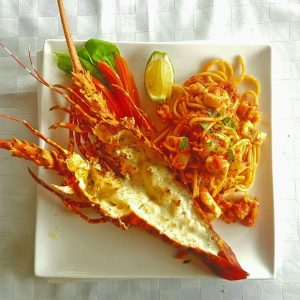 Lobster at Monsoons Restaurant