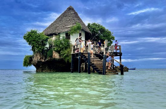 The Rock - Zanzibar's most famous restaurants and one of the most photographed buildings on the continent