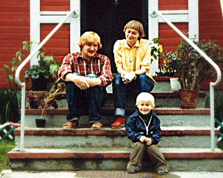 1980 My parents and me in Orkanger