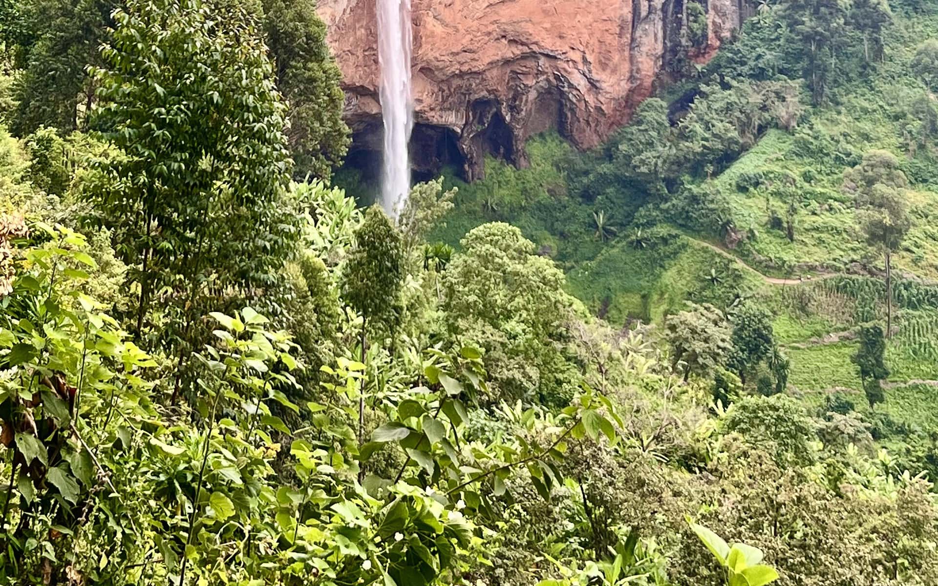 Sipi Falls - the main waterfall