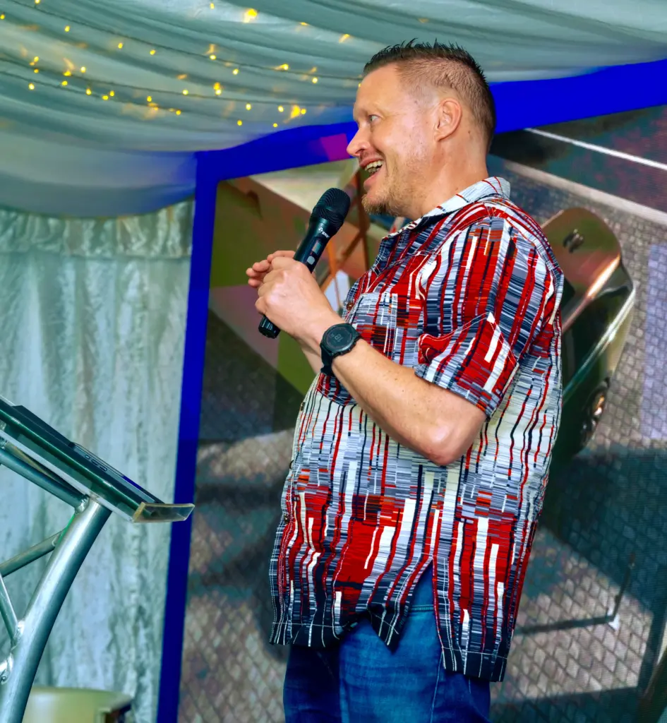 Me speaking at the Silva Gigiri Showroom Reveal