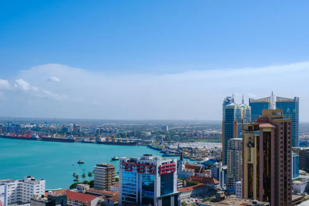 Dar es Salaam Tanzania Port Skyline