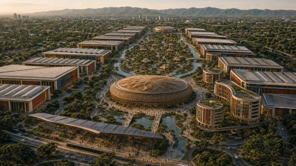 Concept for Nairobi International Expo City