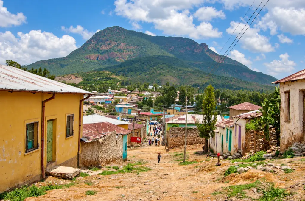 Adwa Town, Ethiopia. Historic battlesite